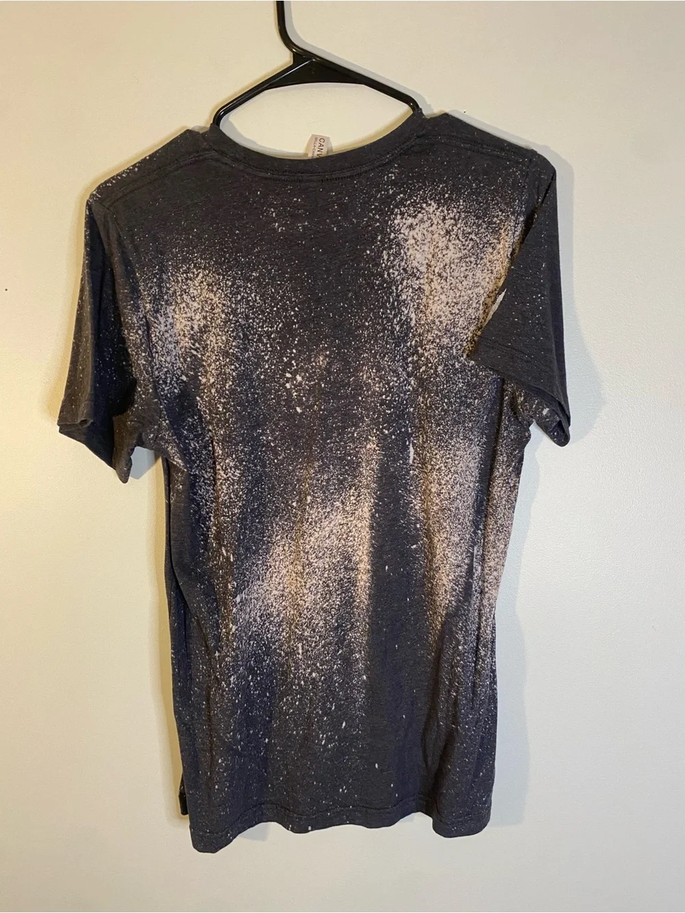 Bella Canvas Black Tee with Yellow Leopard 'Ambitchious' Graphic